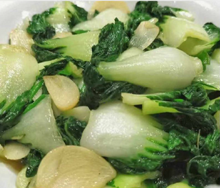 132小白菜Bok choy saltati