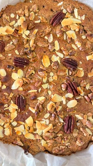 Bolo de Aveia, Tâmaras e Frutos Secos