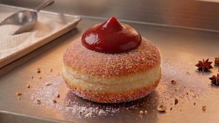 Bombolone alla marmellata di fragola