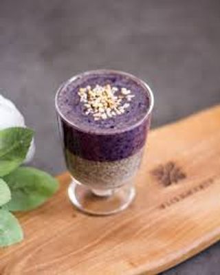 Borovnica chia puding