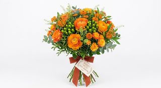 Bouquet misto colore arancione