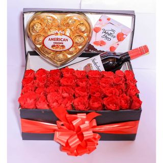 Box Of Roses Nederburg And Chocolate