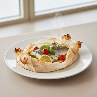 Branzino al cartoccio