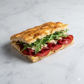 Bresaola, rucola e parmigiano teglia intera(per 4/5 persone)