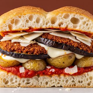Panino con parmigiana