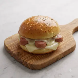 Cornetto  würstel + formaggio