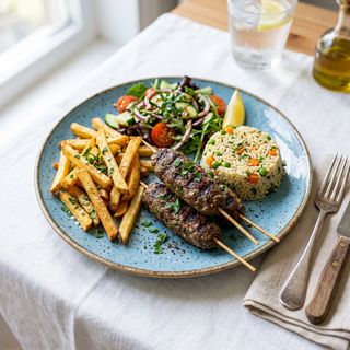 Brochettes Viande Hachée