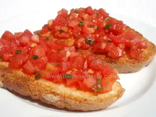 Bruschetta classica 1 pezzo