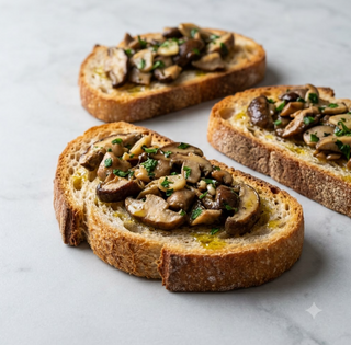 Bruschetta ai fungi poricini