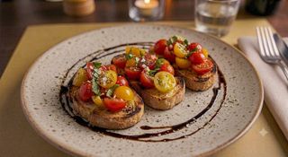 Bruschetta ai pomodorini