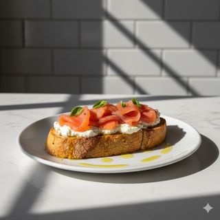 Bruschetta al salmone