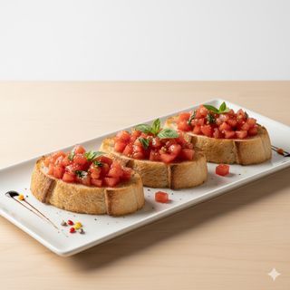 Bruschetta al pomodoro - 3 pezzi