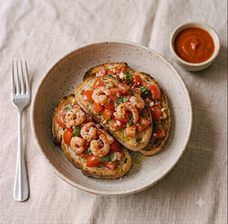 Bruschetta gamberetti