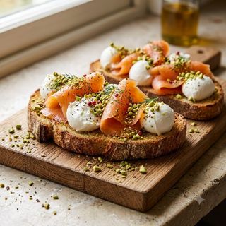 Bruschetta pistacchiosa