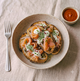 Bruschetta salmone