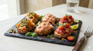 Bruschette di mare 6 pezzi