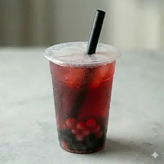 15 Bubble tea ciliegie