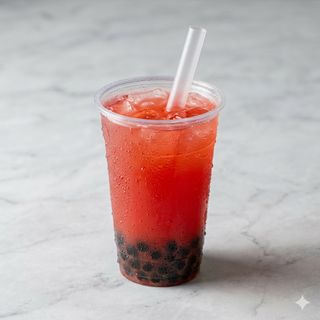 10 Bubble tea guava red