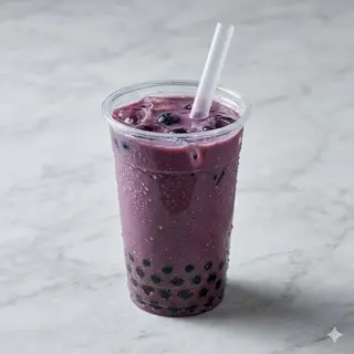 9. Bubble tea mirtilli