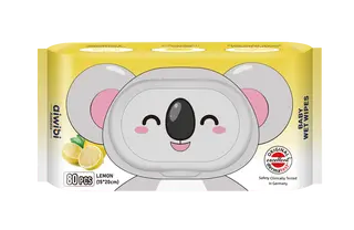 AWB Lemon Baby Wet Wipes, 24x80pcs
