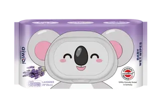 AWB Lavender Baby Wet Wipes, 80pcs