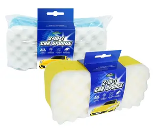 AUTO 2-in-1 Car Sponge, Yellow