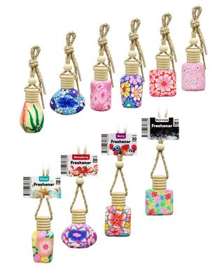Assorted Scents Car Freshener, 10x8ml