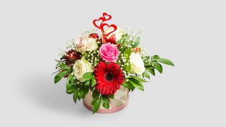 Flower box od mešanog sezonskog cveća (veći)