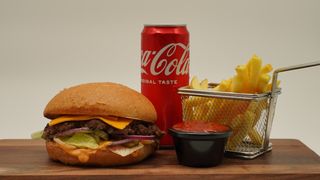 Smash burger porcija