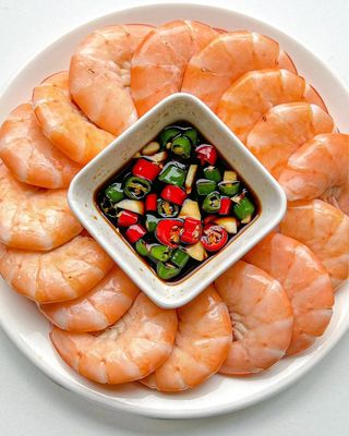 44. Dinstane kozice (水煮虾)