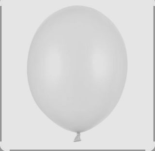 Balon gumeni helijum beli