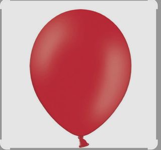 Balon gumeni helijum crveni