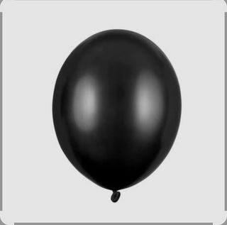 Balon gumeni helijum crni