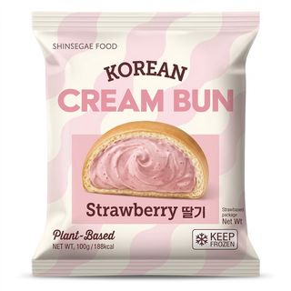 Bun Coreano Alla Crema Di Fragola 100G
