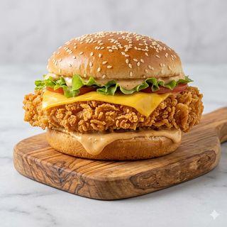 Chicken cheese menù