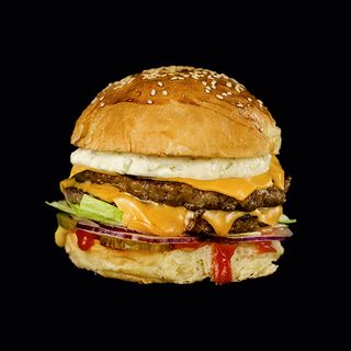Бургер DOUBLE CHEESE (330г)