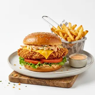 Burger Poulet Crispy