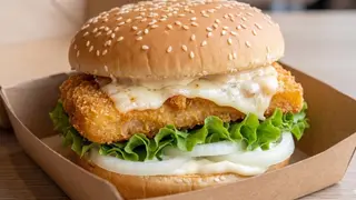 Burger fillet o'fish menú