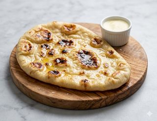 Butter naan al pezzo
