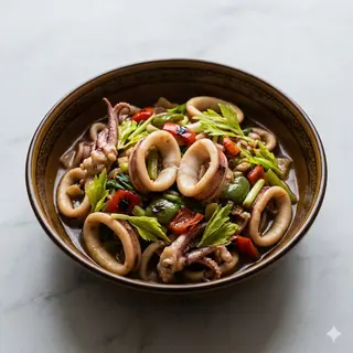 Calamari con sedano