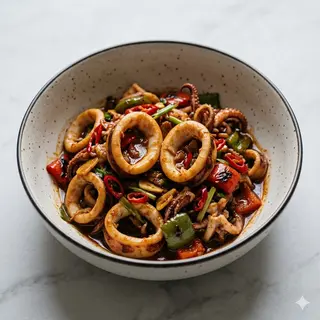 Calamari in salsa piccante
