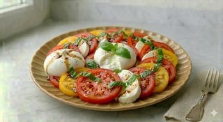 Caprese con burrata