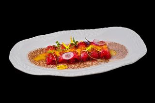 Carpaccio salmon affumicato