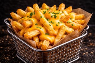 Cheddar fries
