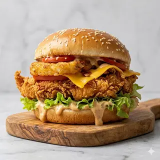 Chicken hashbrown menù