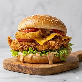 Chicken hashbrown menù