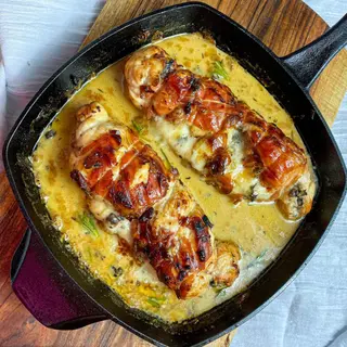 Chicken Roulade Sauce Champignons