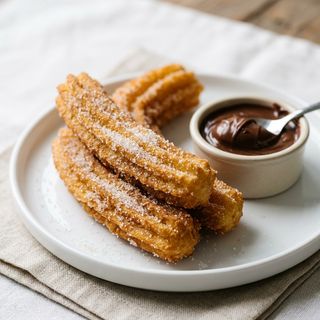 Churros con Nutella