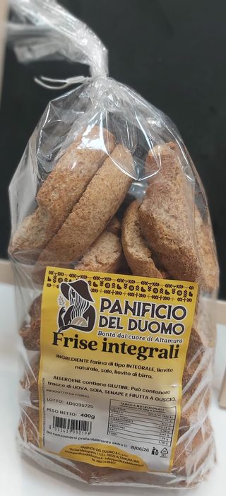 Confezione di  friselle integrali 400 g