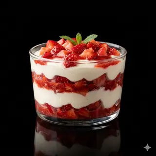 Coppa mascarpone e fragole